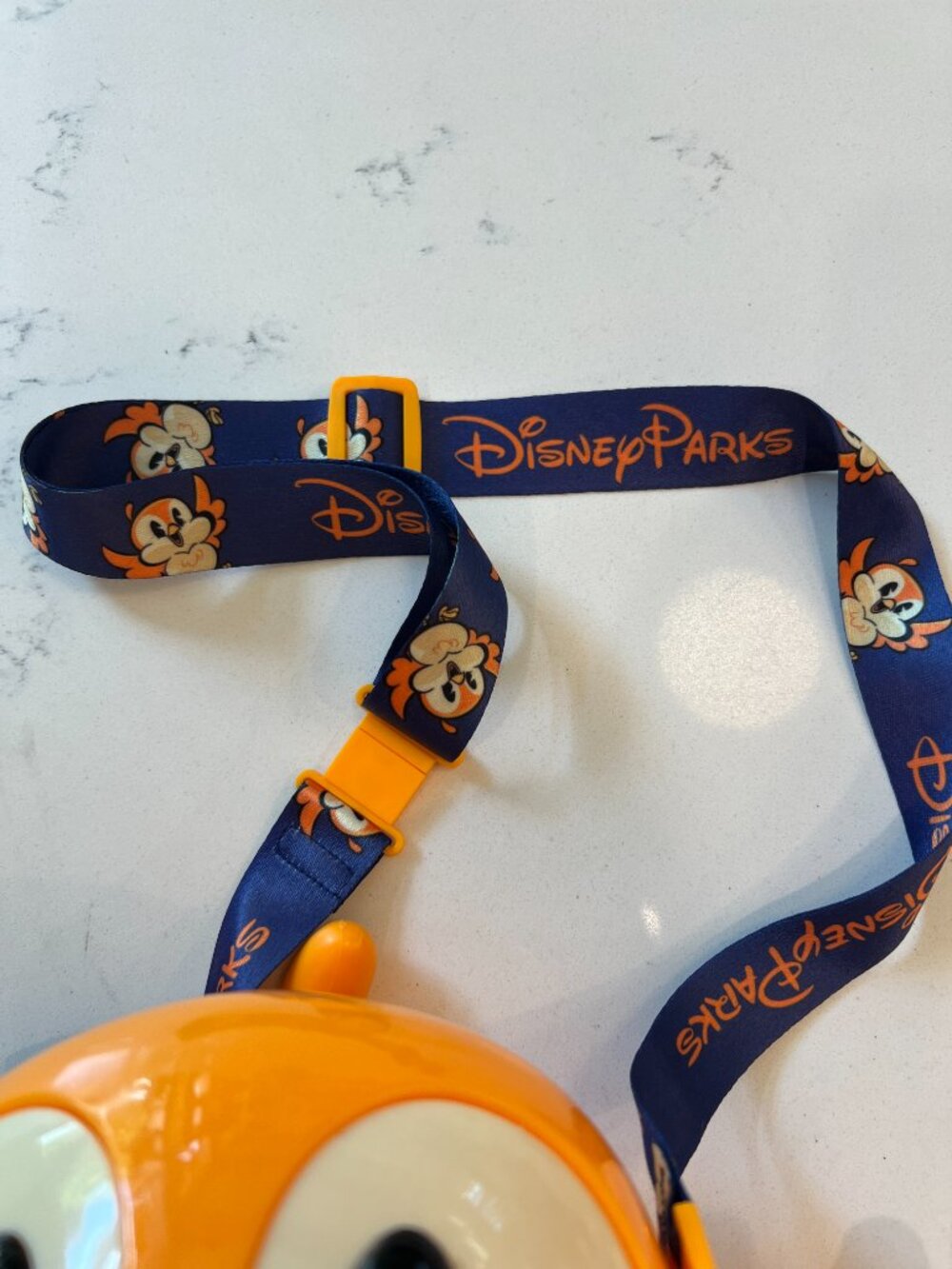 Disney Parks Chuuby Bird Popcorn Bucket on Lanyard, Toontown Collectible - Picture 3 of 5
